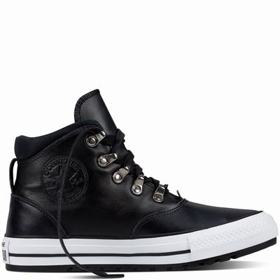 Converse Chuck Taylor All Star Ember Boot High Tops Womens - Black/Black/White Shoes (287MGDRT)